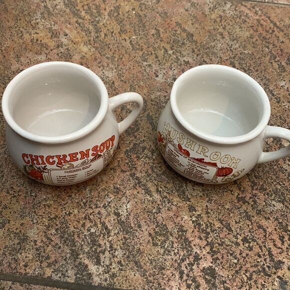 Fine Life Deluxe Soup Mug Set Recipes On Mugs Beginners Advanced  Cooks Set 2 - Picture 5 of 9